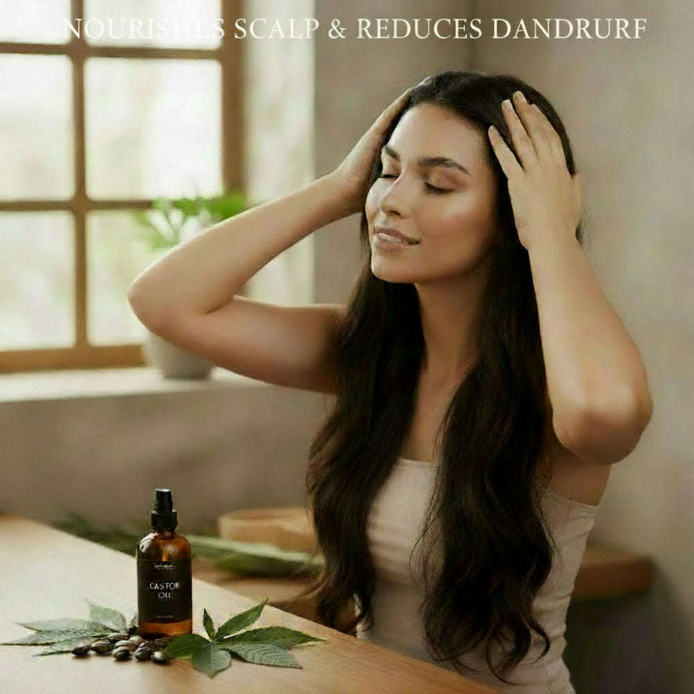 Pure Castor Oil Cold-Pressed, Hexane-Free 5Lt