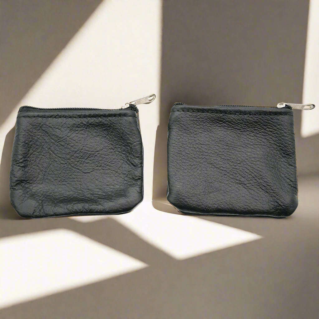 Leather Twin Coin Purses