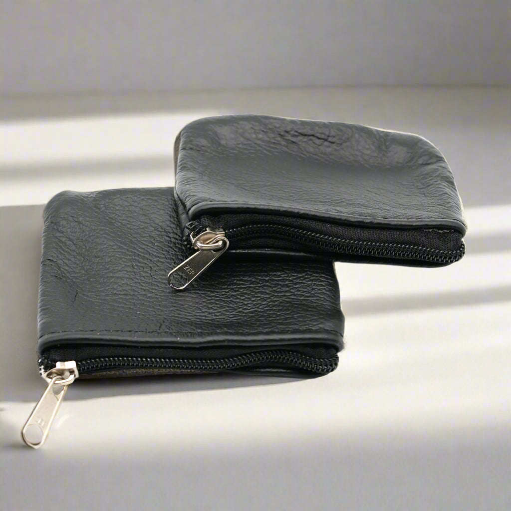 Leather Twin Coin Purses