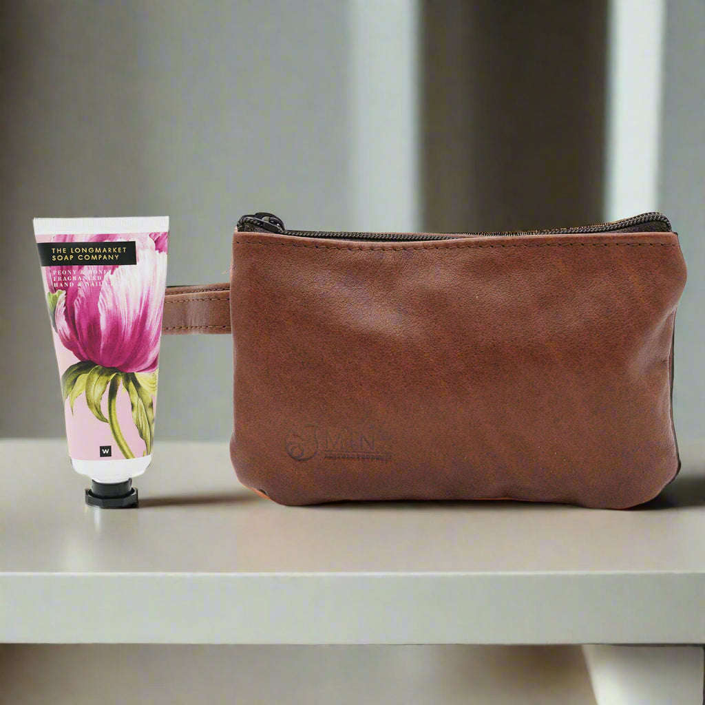 Leather Make up bag Combo