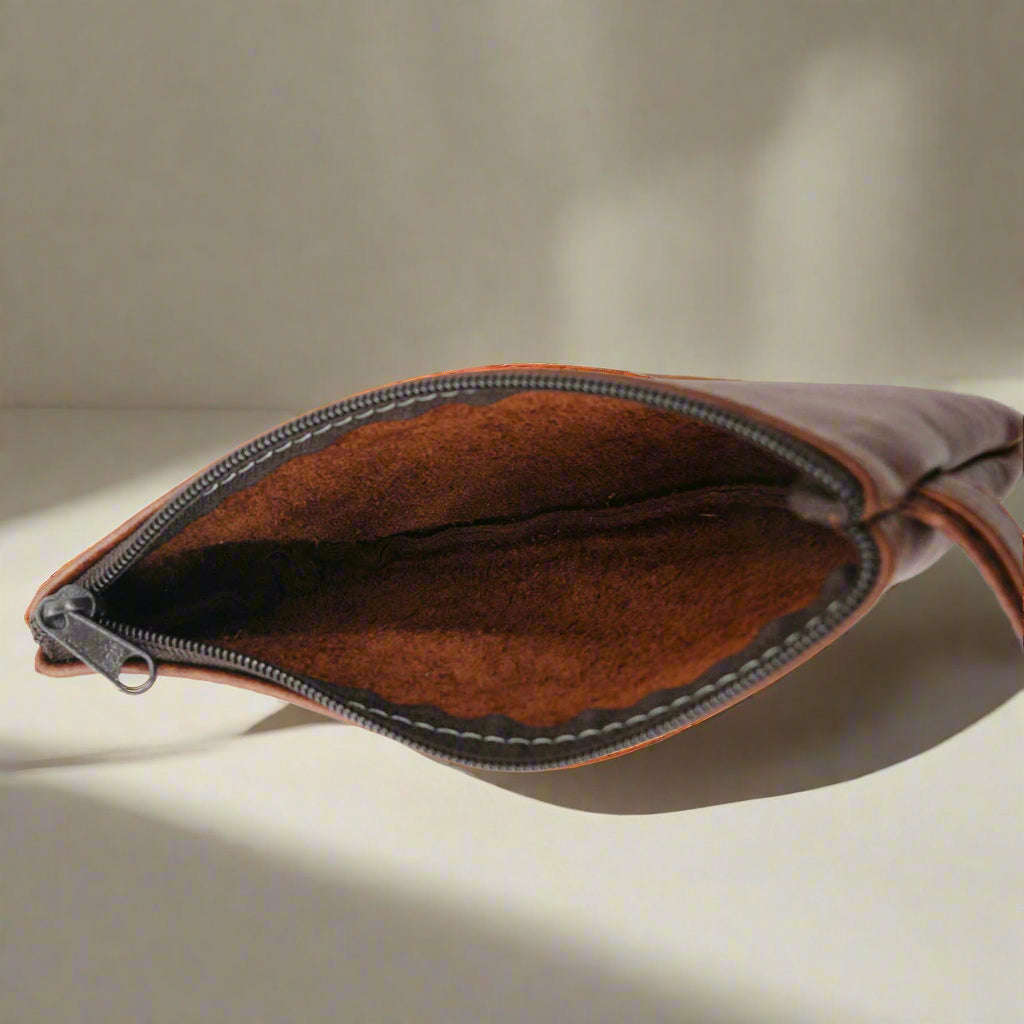 Leather Make up bag Combo