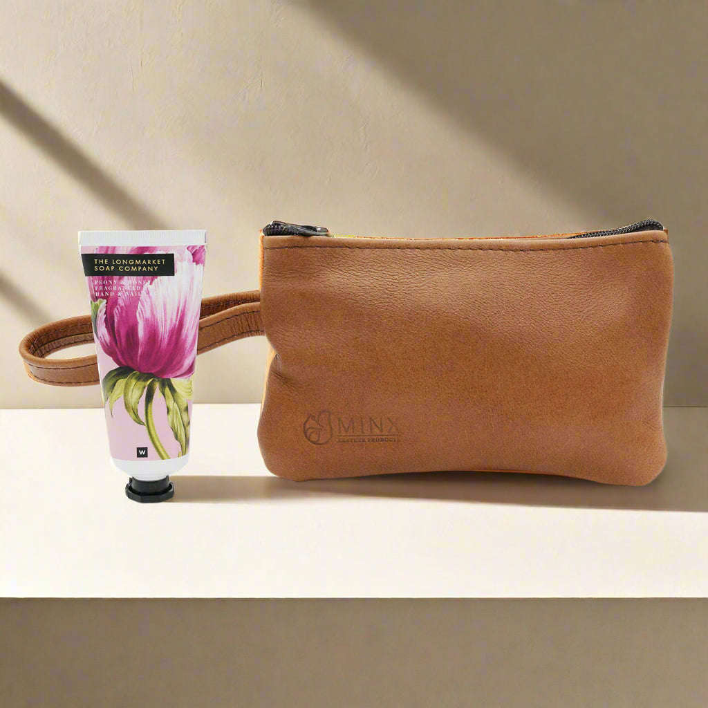 Leather Make up bag Combo