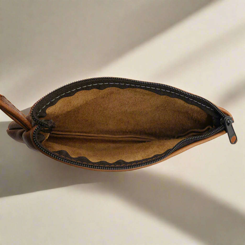 Leather Make up bag Combo