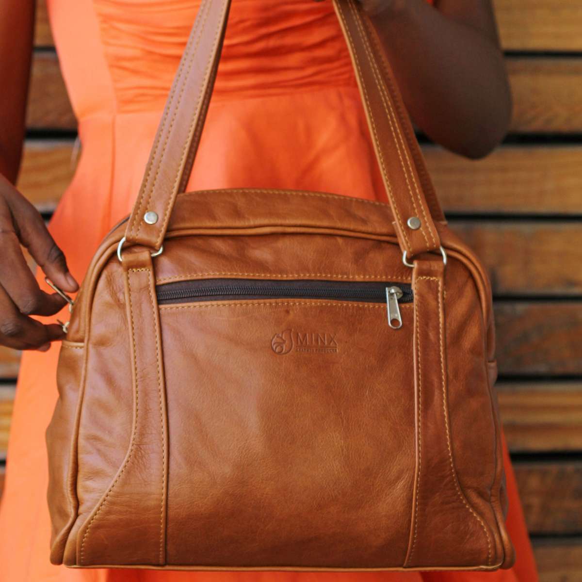 Ashley Leather Handbag