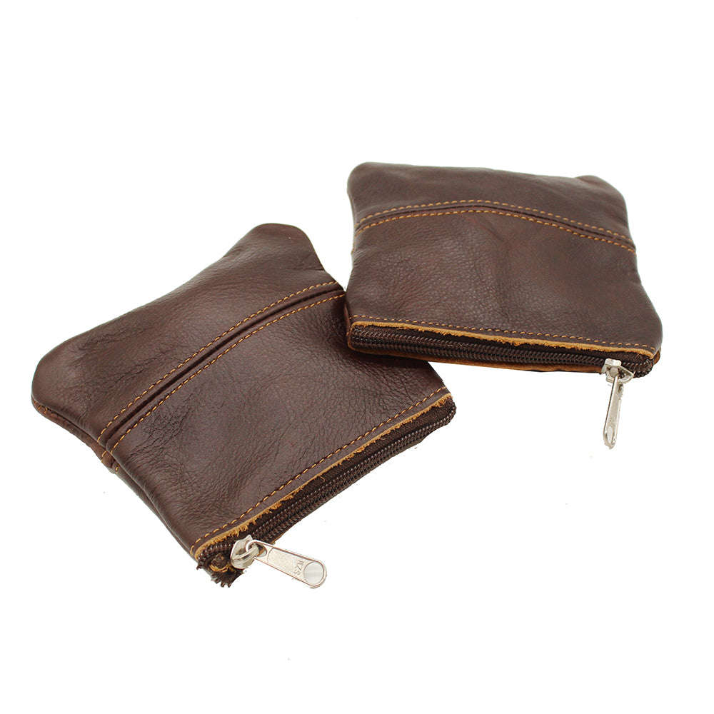 Leather Twin Coin Purses