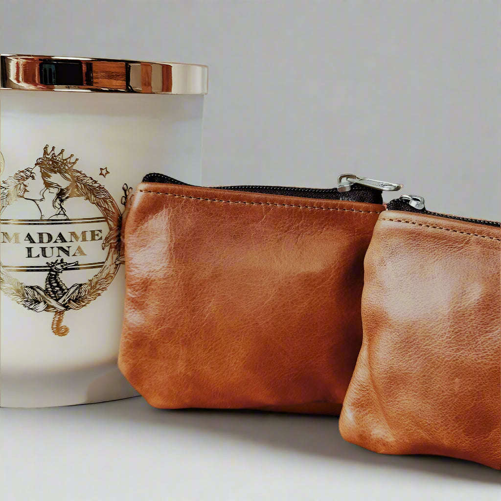 Leather Twin Coin Purses