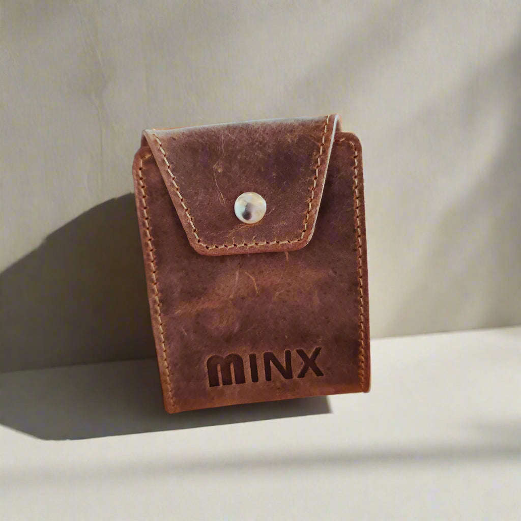 Concertina Leather  Card Holder