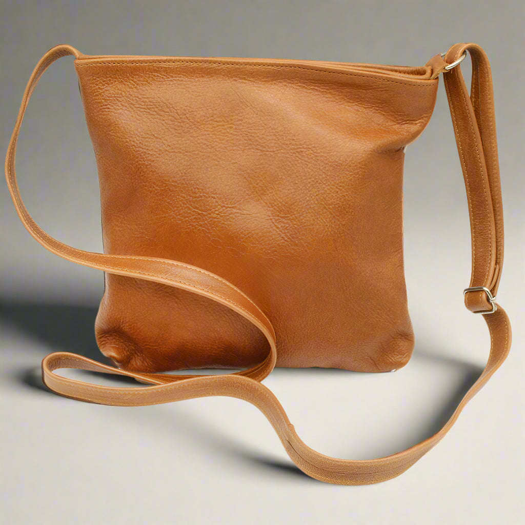 Bow Leather Sling Bag
