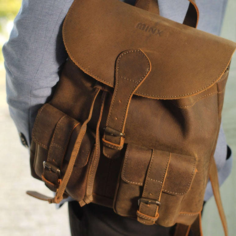 Finn Leather Backpack