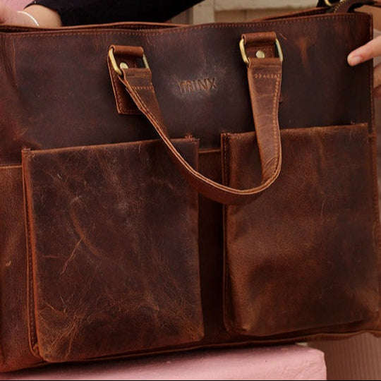 Promenade Leather Laptop Bag