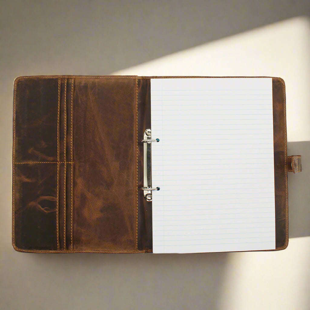 A4 Leather Business Folder