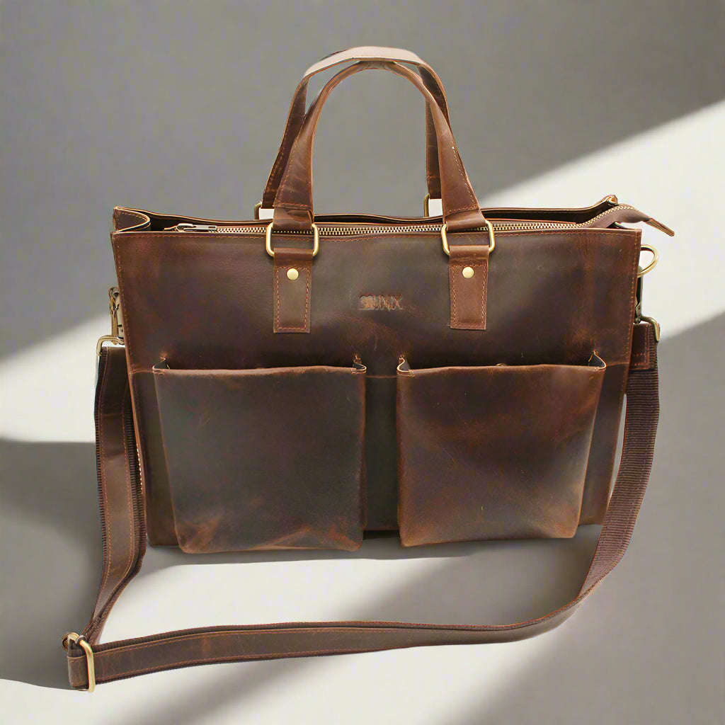 Promenade Leather Laptop Bag