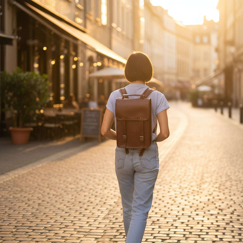 Tiffany XL Leather Backpack