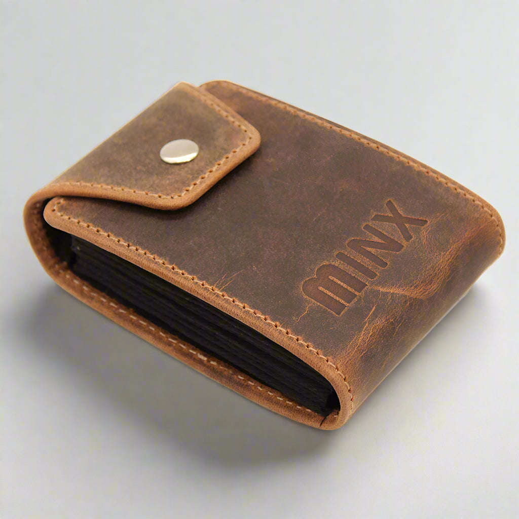 Concertina Leather  Card Holder