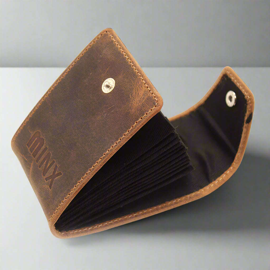 Concertina Leather  Card Holder