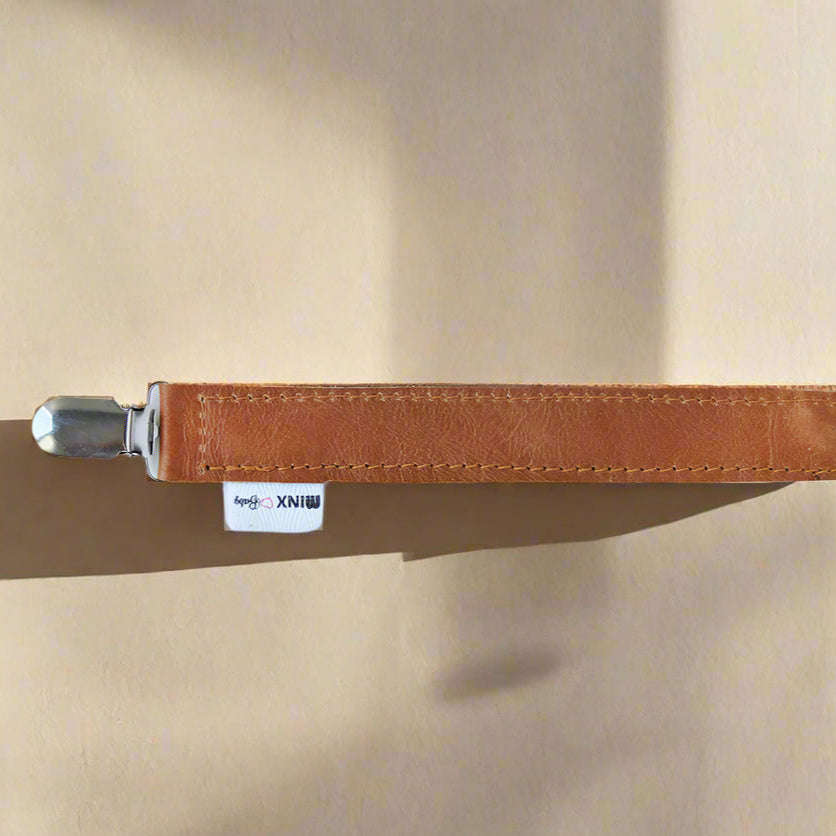 Baby Leather Dummy Clip