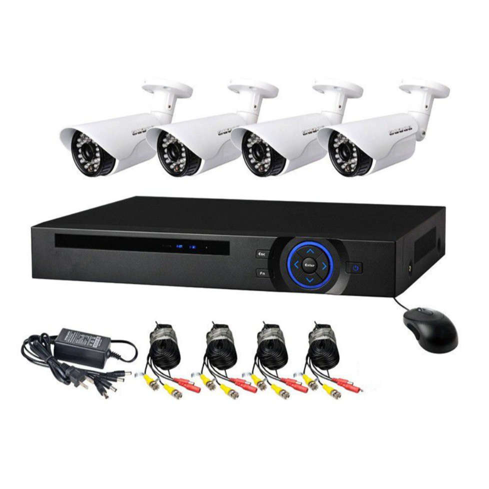 AHD CCTV Direct - 4 Channel cctv camera system - Full Kit Perfect security