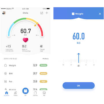 Smart Digital Bluetooth Weight and BMI Scale