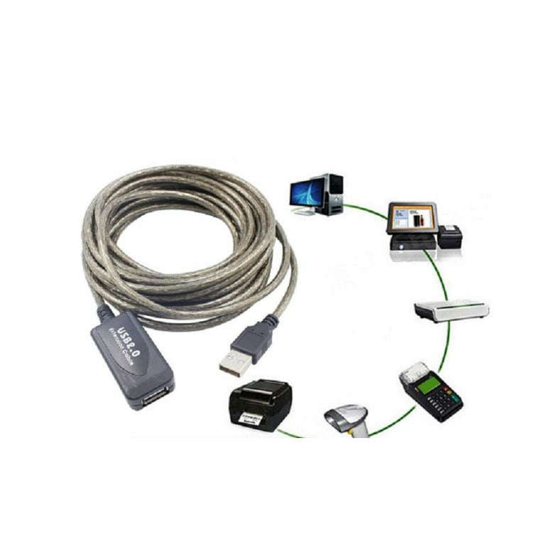 15m USB 2.0 Data Extension Cable