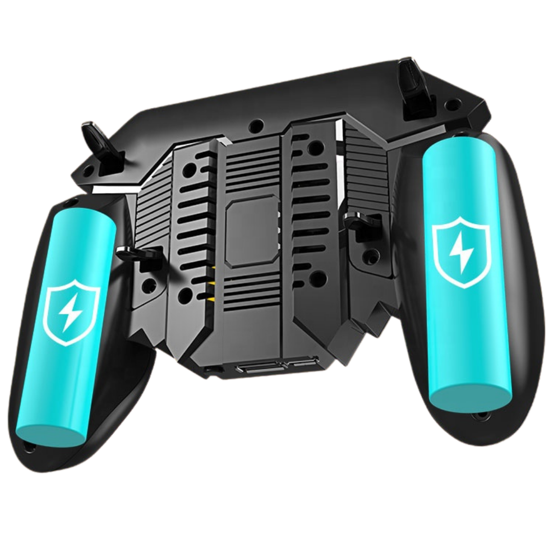 AK-77 4 Finger Mobile gaming controller with a cooling fan for PUBG Mobile - 1200mAh