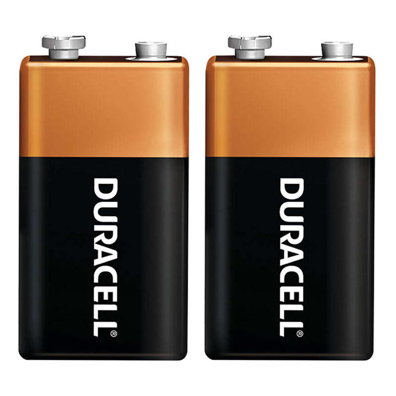 DURACELL Plus Battery 9v Rectangular ( Pack of 2 )