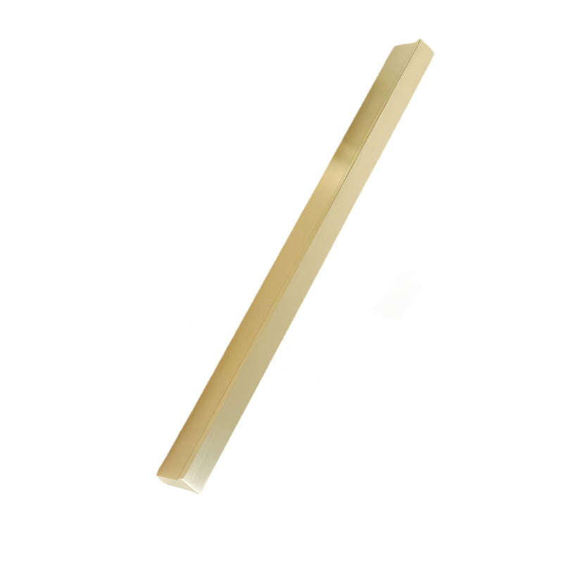 ROCO T Strip Cupboard Handle Brushed Brass 600mm