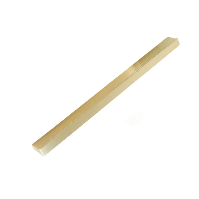 ROCO T Strip Cupboard Handle Brushed Brass 600mm