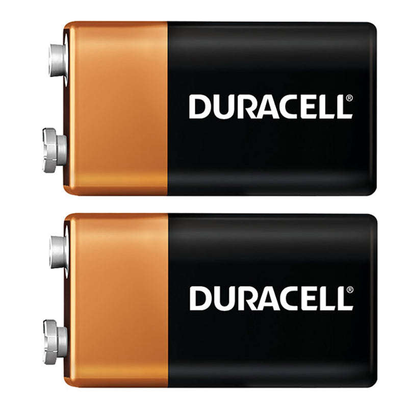 DURACELL Plus Battery 9v Rectangular ( Pack of 2 )