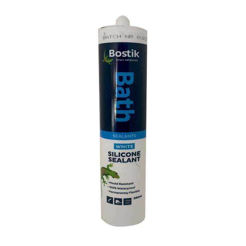 BOSTIK Bath Sanitary Silicone Sealant White 280ml