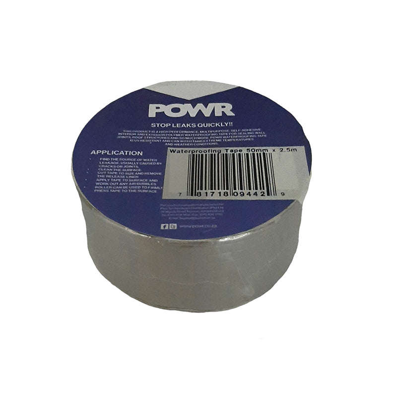 POWR Waterproofing Tape Premium Grade 50mm X 2.5m