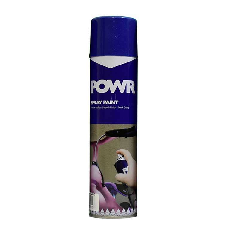POWR Spray Paint Metallic Dark Blue 300ml ( 2 Pack )