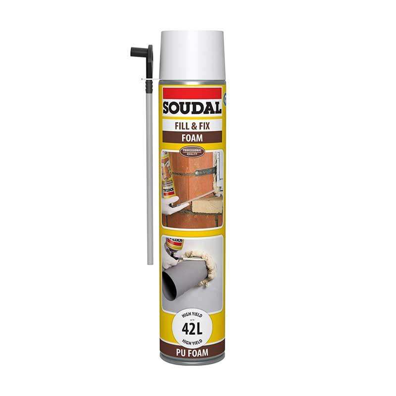 SOUDAL Fill and Fix Polyurethane Foam 750ml ( 12 Pack )