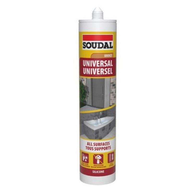 SOUDAL Universal Silicone Sealant Bronze 270ML