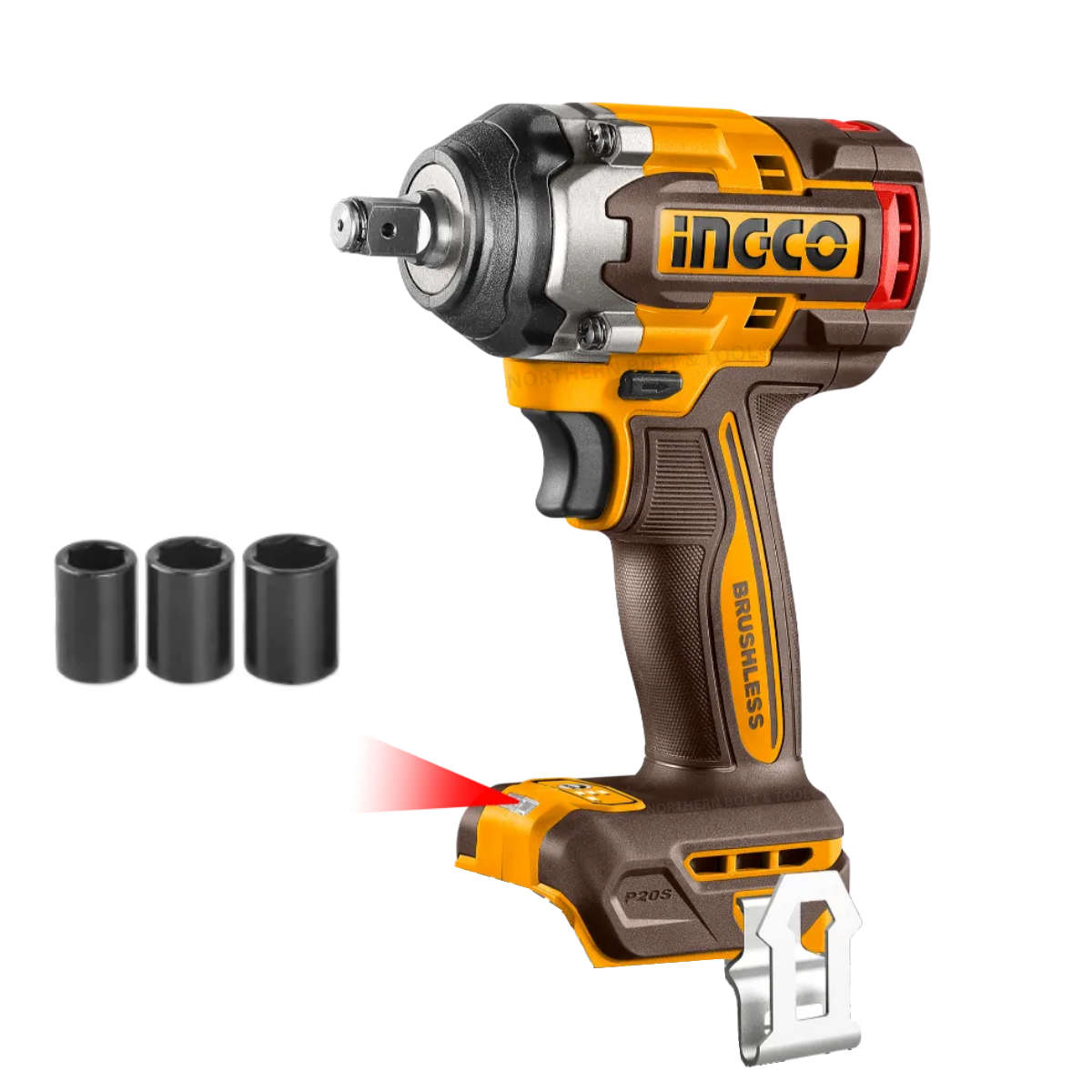 Ingco Cordless Impact Wrench 500Nm 20V (Tool Only)