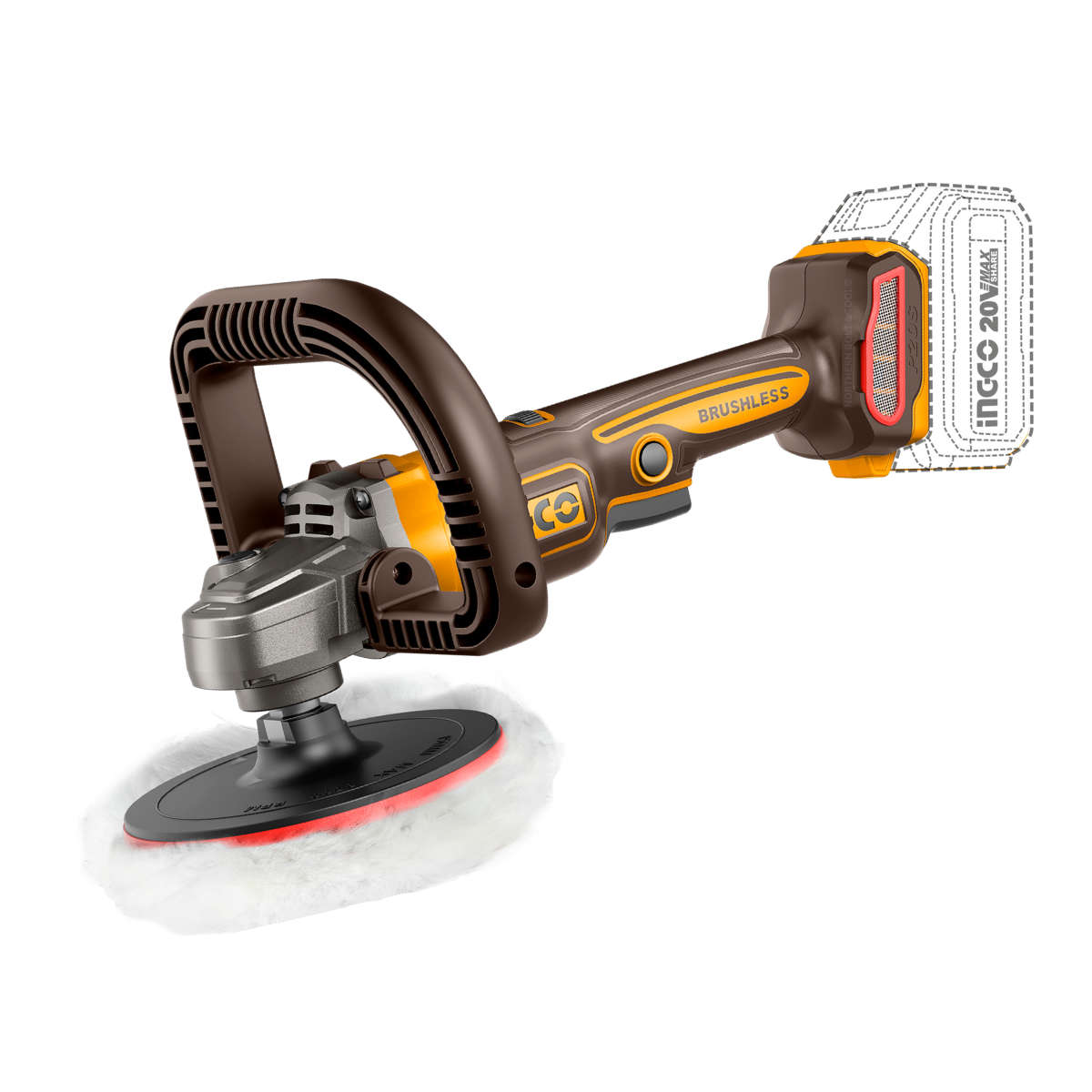 Ingco Cordless Polisher 20V (Tool only)