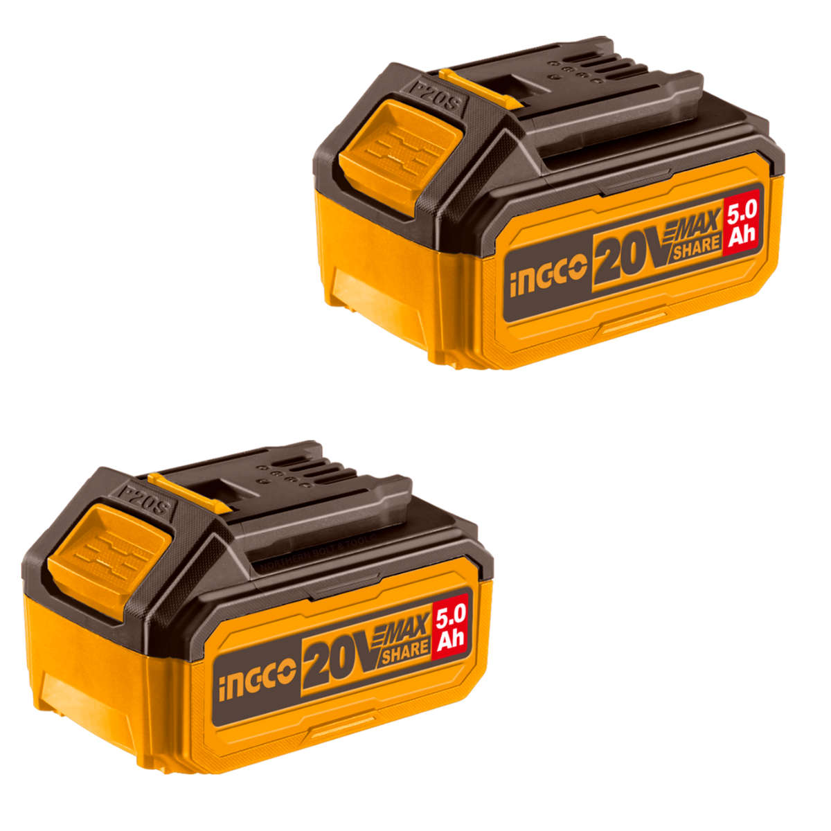 Special - Ingco 5Ah Battery 2pc Set 20v P20S