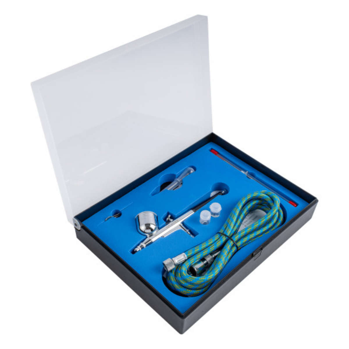 Aircraft Air Brush Kit 0.2 0.3 0.5Mm Nozzles With 1.8M Air Hose