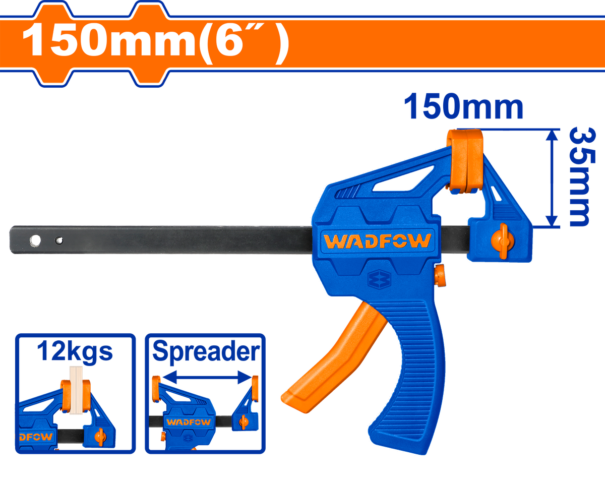 Wadfow Quick bar clamp 150mm