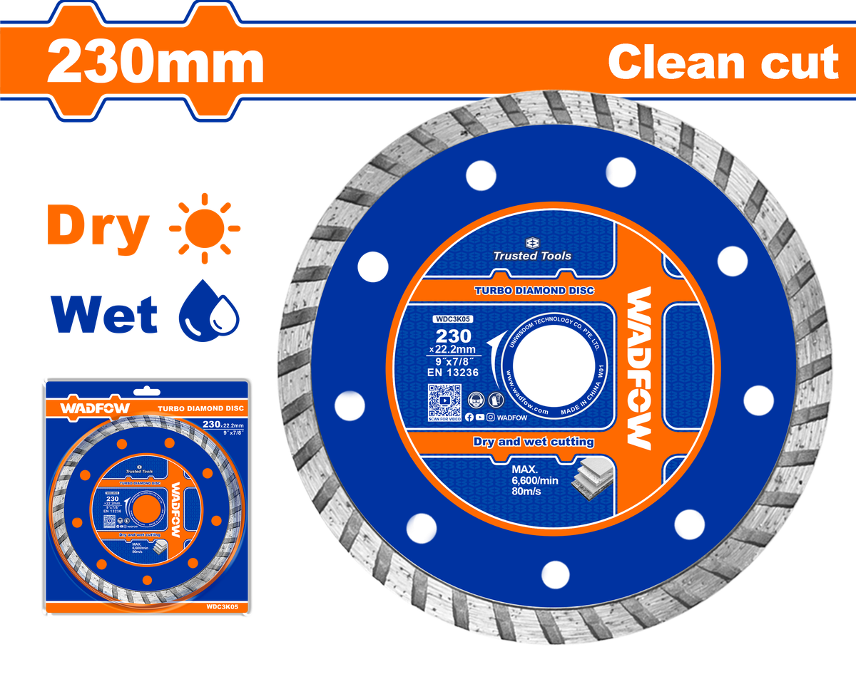 Wadfow Turbo diamond disc 230mm