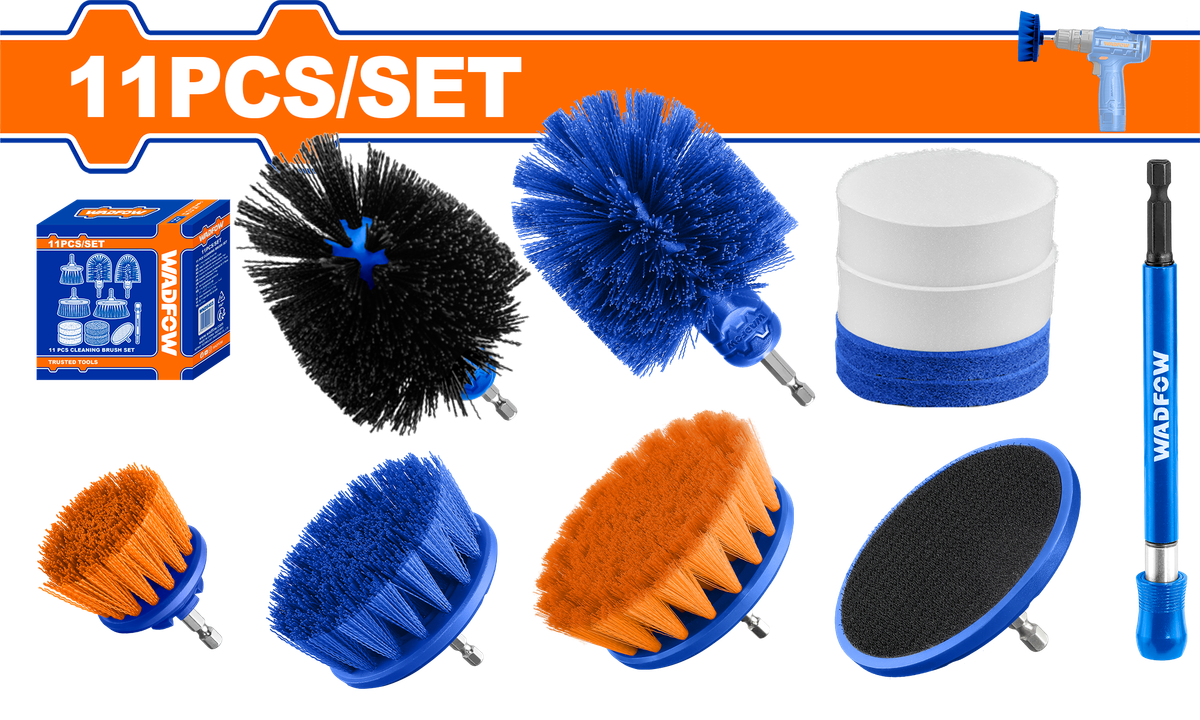 Wadfow Cleaning brush set 11 Piece