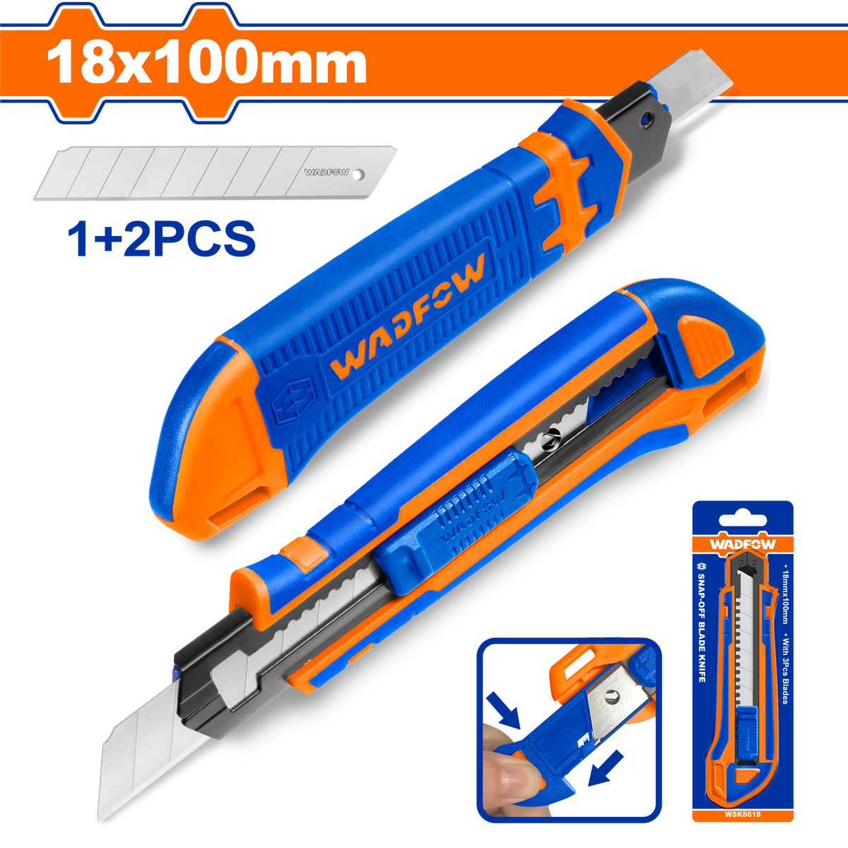 Wadfow Snap-off blade knife 170mm