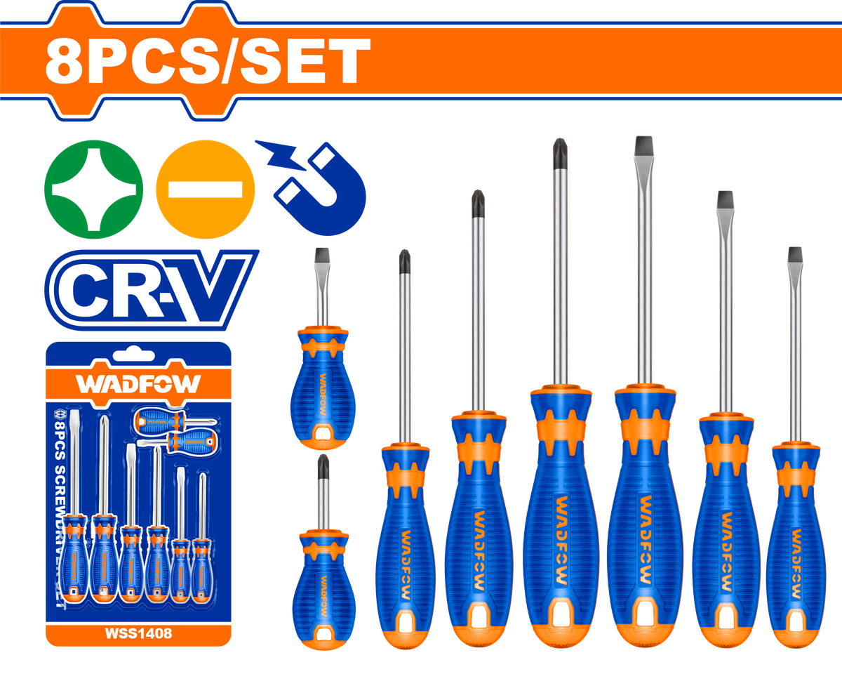 Wadfow Screwdriver set 8 Piece