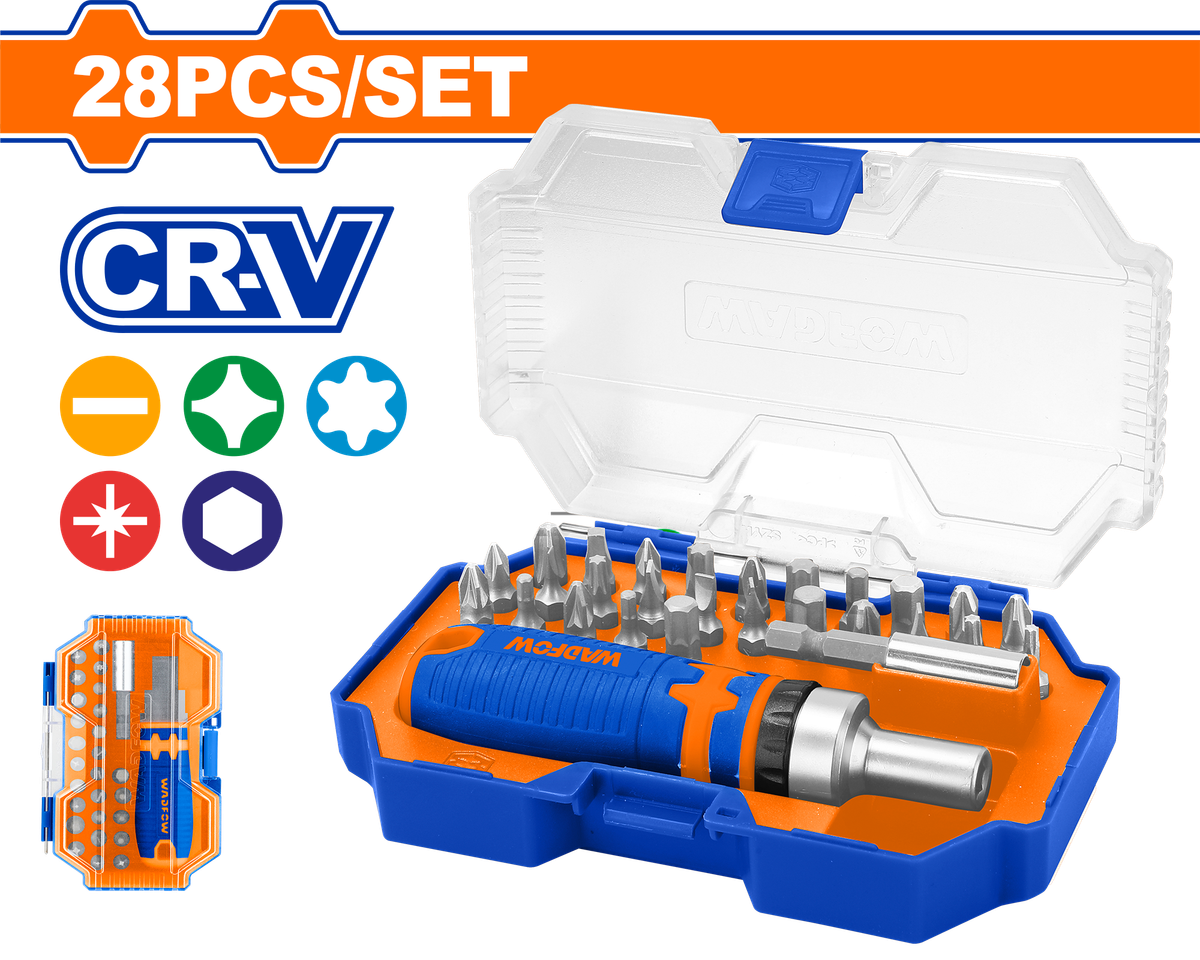 Wadfow Screwdriver bits set 28 Piece