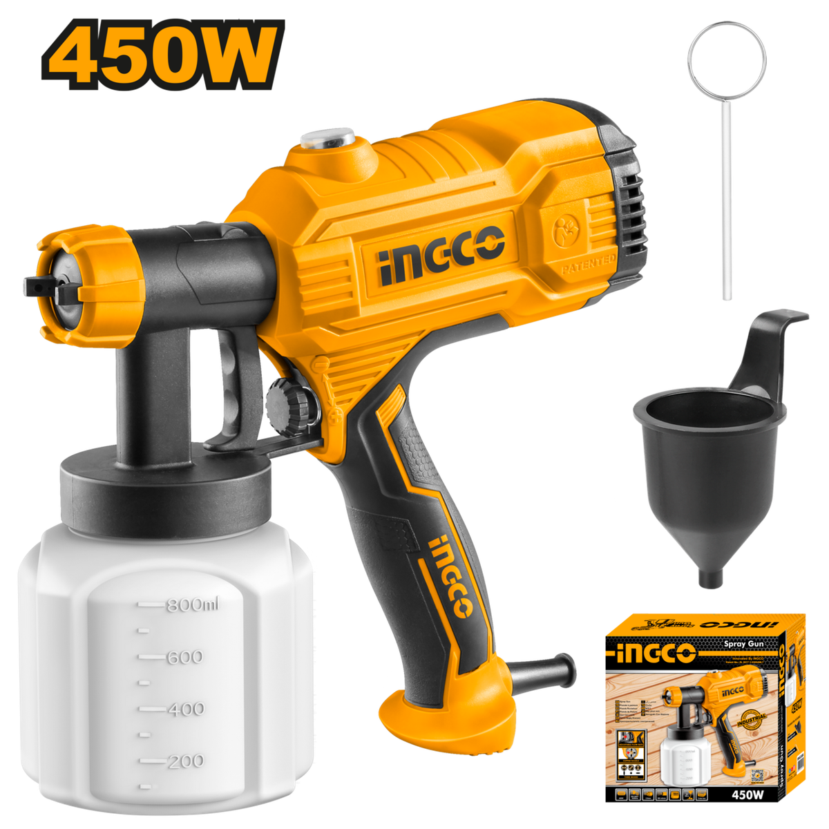 Ingco Spray Gun 450w - Corded