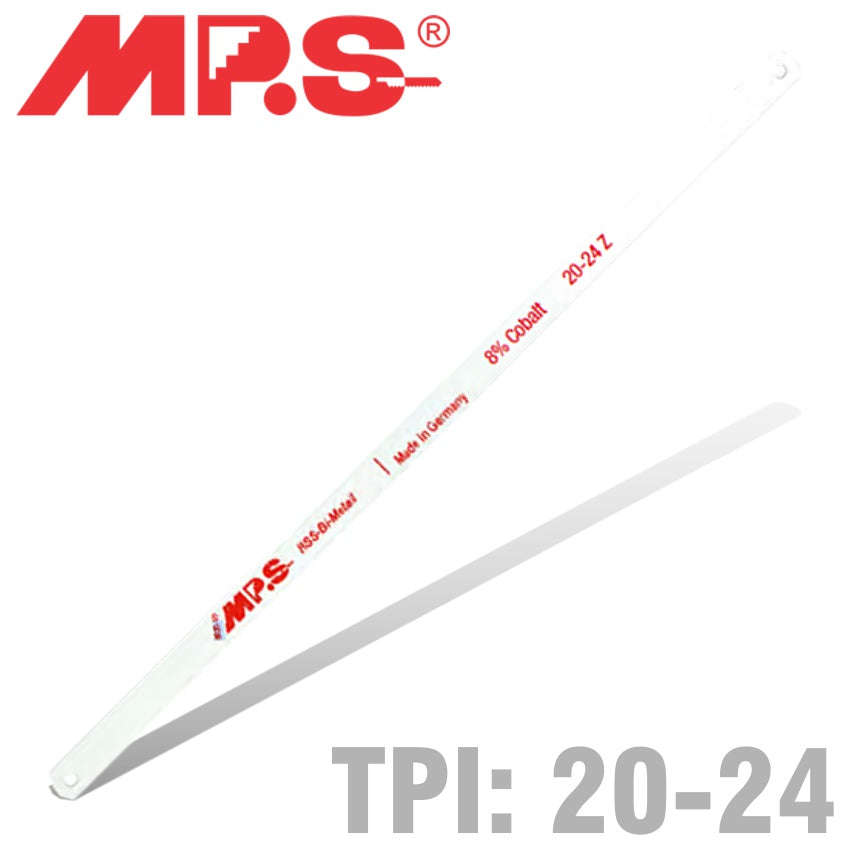 MPS Hacksaw Blade Hss Bi-Metal 20/24T X 300Mm For Ss & All Me DEFAULT TITLE