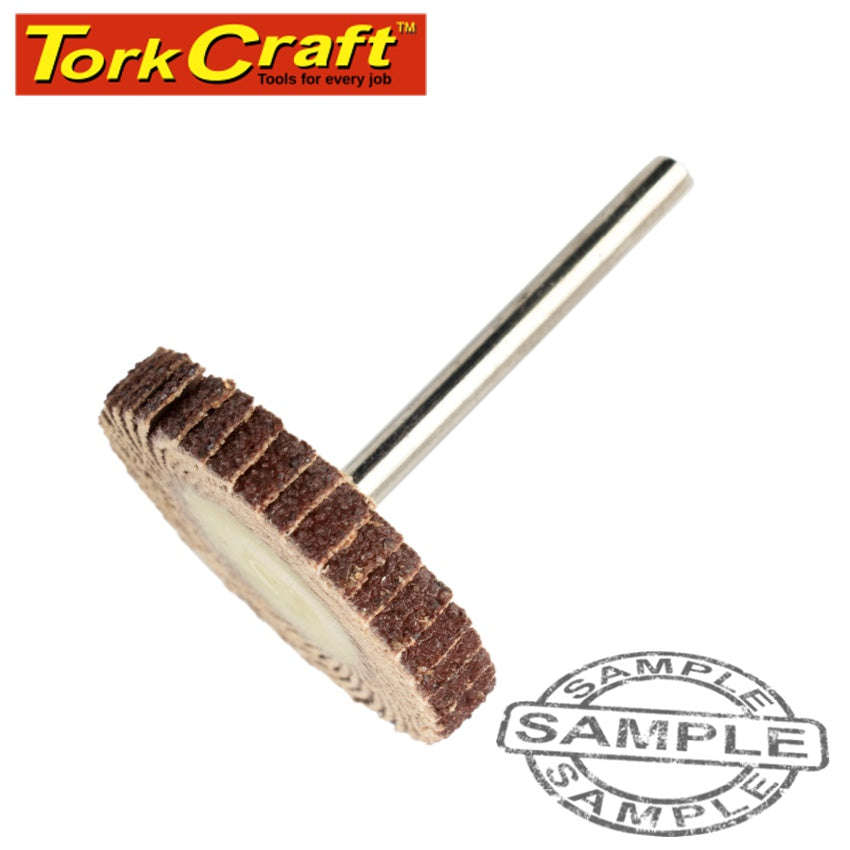 Tork Craft Mini Flap Wheel 29.5 X 5 X3.2Mm Shank 80G DEFAULT TITLE