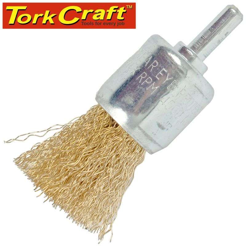 Tork Craft Wire End Brush 24Mm X 6Mm Shaft Blister