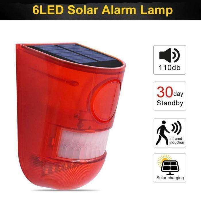 Solar Alarm Lamp