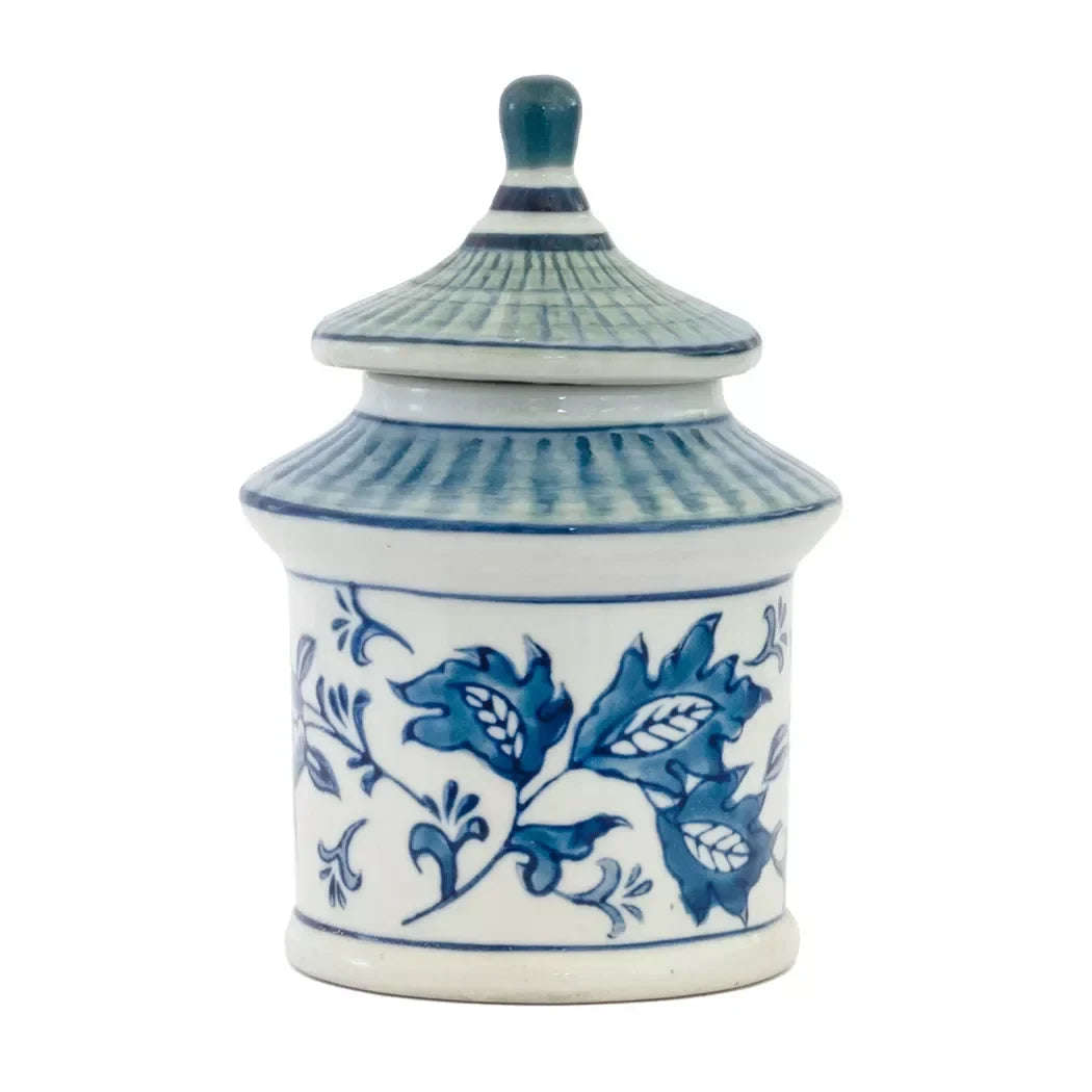 Blue & White Jar - Temple 15.5cm