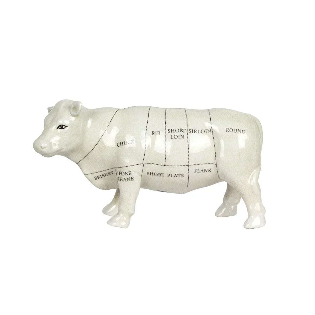 Ceramic Ornament - Cow Cuts
